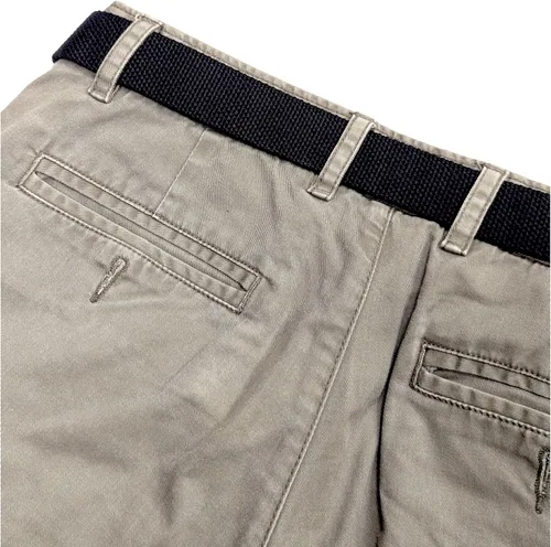 Vista 8 de Cinturón de tela de lona cortado para adaptarse a 57 pulgadas, hebilla militar cromada, estilo urbano Cholo Chicano, totalmente ajustable, correa