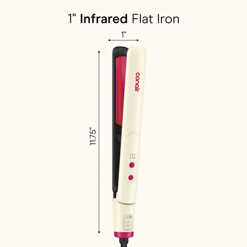 Vista 8 de Conair InfinitiPRO - Plancha plana para el cabello con infrarrojos Blanco