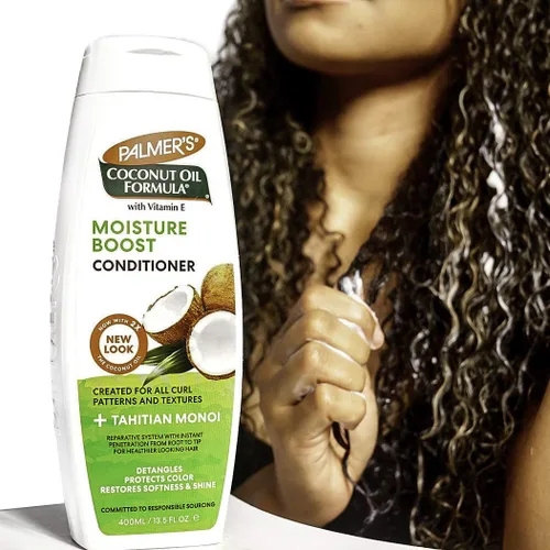 Vista 6 de Palmer's Fórmula de aceite de coco, acondicionador para aumentar la humedad, 13.5 onzas líquidas