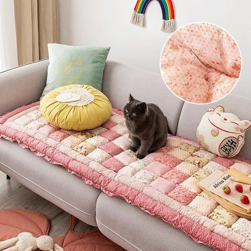 Vista 7 de Fundas mullidas para sofá de mascotas, protector de sofá para perros, cojín de algodón grueso, funda de sofá para mascotas, funda de sofá para cama