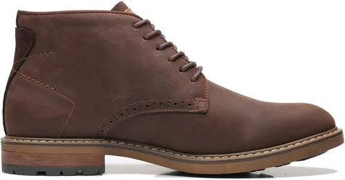 Vista 3 de Chukka - Botas a la moda, cómodas y de estilo oxford casual, al tobillo, botas con cordones