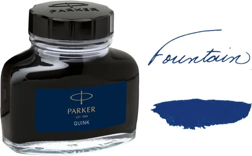 Vista 6 de Botella de tinta permanente Parker Quink de 2 fl oz, Azul azul