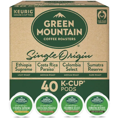 Vista 13 de Colección de favoritos Keurig de tostadores de café Green Mountain paquete variado,Capsulas K-Cup de porción individual Degustación, 40