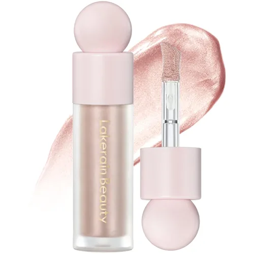 Vista 8 de Erinde Iluminador líquido, Barra bronceadora facial, Acabado natural brillante, Crema iluminadora sedosa y ligera de mezcla fácil, Sin crueldad, 01#