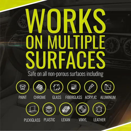 Vista 4 de Bugslide Paquete de 3 toallas de limpieza de microfibra de 14 x 14 pulgadas, limpia, pule y brilla todas las superficies sin rayar, para uso