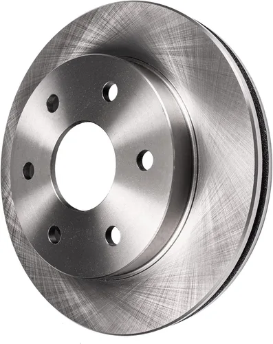 Vista 125 de Detroit Axle - Rotores de freno delantero para 04-13 Mazda 3 Rotores de frenos de disco 06-15 Mazda 5 Reemplazo: Rotor regular delantero de 11.81
