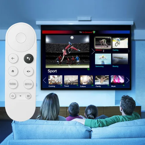 Vista 8 de Repalcement Voice para Google Chromecast Remote, G9N9N para Chromecast con control remoto de Google TV, reproductor multimedia de transmisión