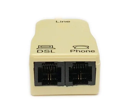 Vista 2 de iMBAPrice Divisor DSL en línea con filtro de ruido para línea telefónica
