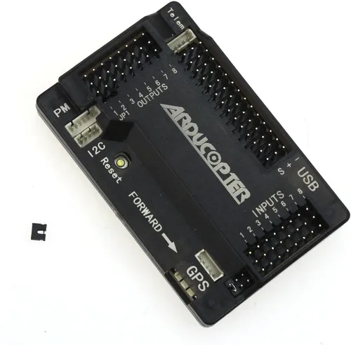 Vista 4 de APM 2.8 tablero controlador de vuelo + Mini M8N GPS con brújula + cable de conexión para APM 2.6/2.8 PIX FPV DIY RC Drone (con aguja recta brújula)