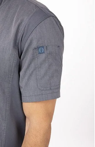 Vista 4 de Chef Works Springfield - Abrigo de chef para hombre