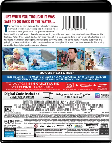 Vista 3 de Jaws 2 - 4K Ultra HD + Blu-ray + Digital 4K UHD