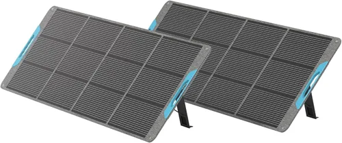 Vista 11 de Renogy Panel solar portátil de 200W, panel solar plegable con protección IP65 a prueba de agua, respaldo de energía solar, cargador solar