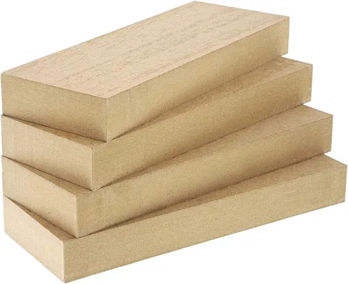 Vista 13 de Bright Creations - Bloques de madera sin terminar para manualidades, bloques para letreros, juegos para niños (4 unidades)