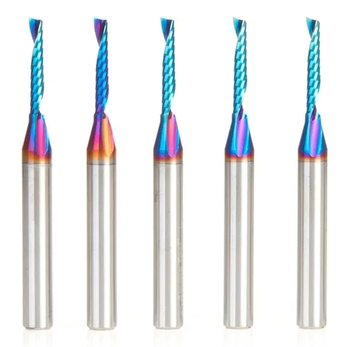 Vista 29 de Amana Tool Spektra 51412-K, 51412-K, 3/16 D x 5/8 CH x 3/16 SHK x 2 pulgadas de largo, acabado de espejo