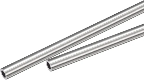 Vista 24 de uxcell Tubo capilar del acero inoxidable 304, tubería gruesa del metal de la longitud de la pared de 820.2 ft m del OD 18.0 ft m x 0.7 ft m