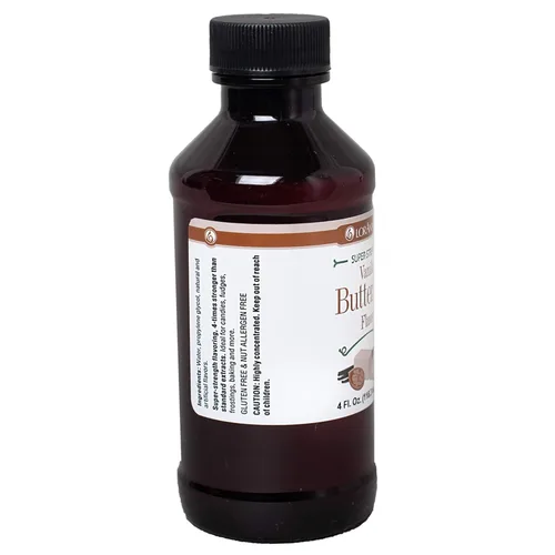 Vista 2 de LorAnn Vanilla Butternut SS Flavor, botella de 4 onzas