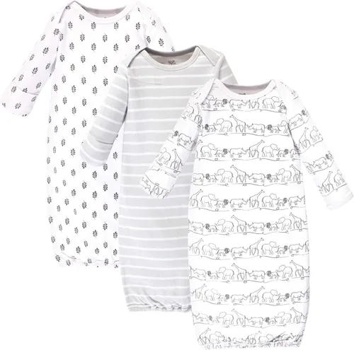 Vista 6 de Touched by Nature - Camisones unisex de algodón orgánico para bebé
