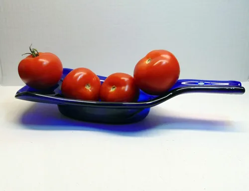 Vista 5 de UpC- Plato de inmersión reciclado para botellas de vino azul cobalto