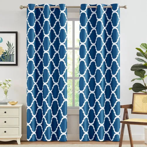 Vista 51 de Melodieux - Cortinas de bolsillo de moda marroquí para cocina, cafetería o baño, pequeñas ventanas