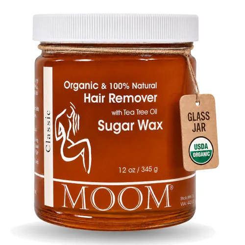 Vista 9 de MOOM USDA - Kit de depilación de azúcar orgánico con lavanda para mujeres