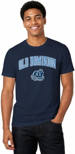 Vista 23 de Campus Colors NCAA - Camiseta de algodón para adulto, unisex, para el día del juego Azul marino