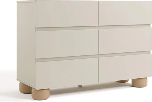Vista 13 de Storkcraft Sorrento - Cómoda de 3 cajones con cambiador, color madera Driftwood