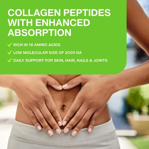 Vista 8 de Polvo de colágeno para mujeres y hombres (2.27 kg) Tipo I y III, sin sabor y sin olor, fácil de mezclar, péptidos de proteína hidrolizada Peptan
