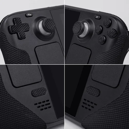 Vista 3 de Controller Grips Compatible with Steam Deck OLEDSteam Deck Controllers, Anti-Slip, Sweat-Absorbent, Textured Skin kit, for Handle Grips, Buttons
