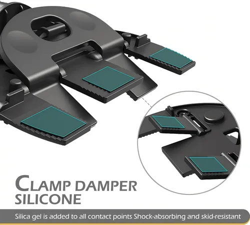 Vista 3 de Soporte para teléfono celular con ranura para CD, giratorio de 360 grados, con bloqueo automático, soporte de navegación antideslizante