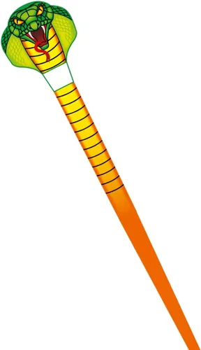 Vista 2 de HQ Kites and Designs Emerald Cobra Kite Active Play para edades de 5 a 12 años