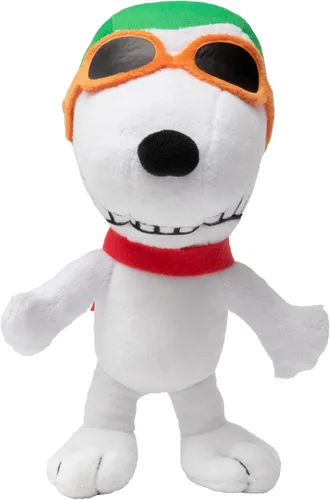 Vista 2 de JINX Snoopy de peluche coleccionable oficial de Peanuts, excelente juguete de peluche para niños pequeños y preescolar, Flying Ace