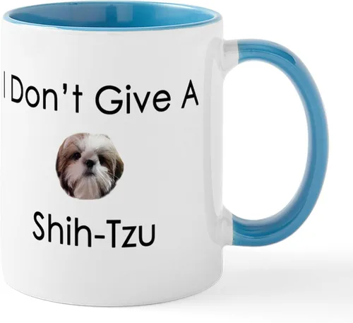 Vista 43 de CafePress Cute Shih Tzu Dog Mugs - Taza de café de cerámica de 11 oz (11.0 fl oz)