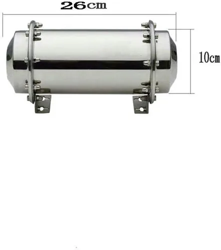 Vista 2 de Time Capsule - Contenedor de cápsula de acero inoxidable anticorrosión, resistente al agua, contenedor de bloqueo duradero para regalo futuro