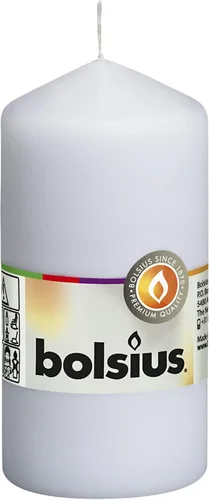 Vista 9 de Bolsius Vela Pilar Regular, Blanco 2.362 in Ancho