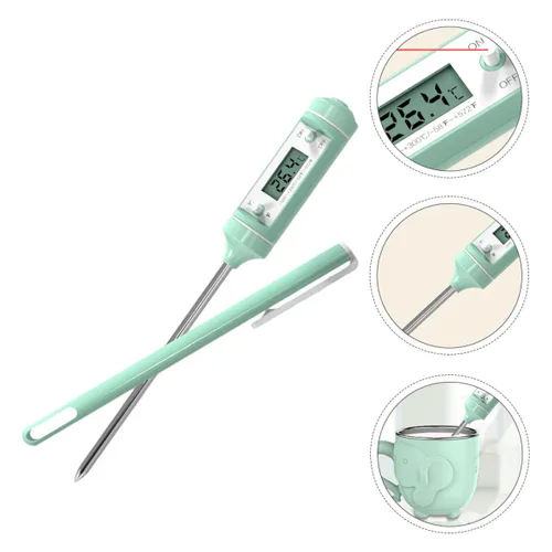 Vista 8 de COHEALI Digital Kitchen Food Thermometer with LED Display for Meat Milk Temperature Measuring Instant Read Electronic Thermometer for Cooking