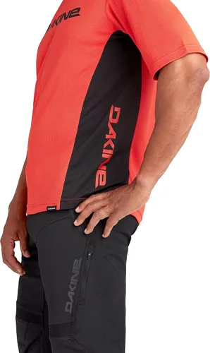 Vista 4 de Dakine Camiseta de manga corta THRILLIUM para hombre, negro, rojo (Black red black)