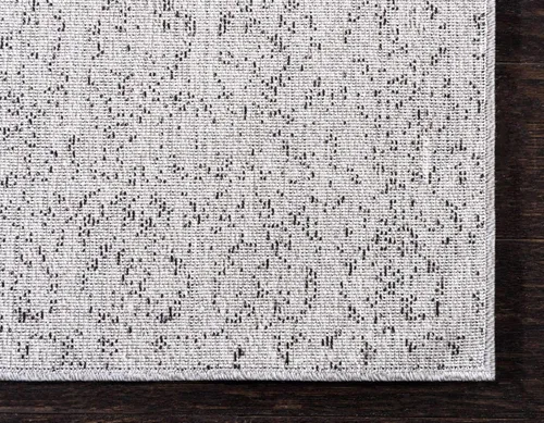 Vista 9 de Unique Loom Del Mar Collection Alfombra de Área - Jennifer (5' 1" x 8' Rectángulo, Gris/Negro)