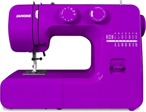 Vista 13 de Janome Blue Couture - Máquina de coser fácil de usar con estructura metálica interior, diagrama de bobina, videos tutoriales, ¡hecha pensando