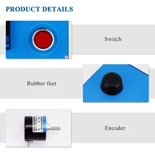 Vista 7 de JIAWANSHUN Medidor de longitud, medidor de longitud digital con rodillo de rueda conmutable para pies de pulgada y patio 110 V