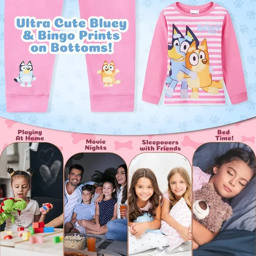 Vista 3 de Bluey Pijamas para niñas