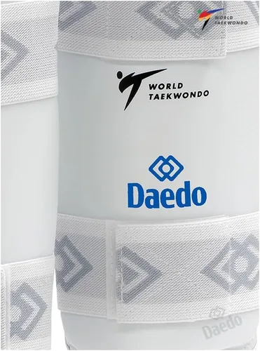 Vista 3 de DAEDO WT - Protector de antebrazo de Taekwondo, aprobado oficialmente para competiciones internacionales, protección ligera y cómoda