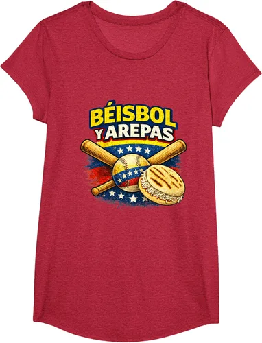 Vista 48 de Camiseta Beisbol y Arepas Venezuelas Baseball Pride Team 2026