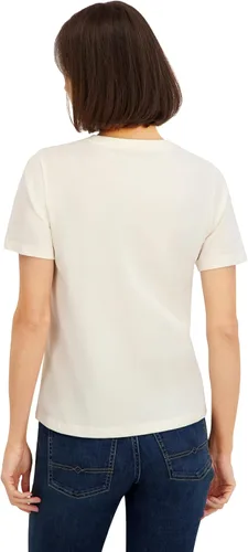 Vista 3 de Spyder Camiseta de manga corta con estampado floral de puesta de sol para mujer Perla