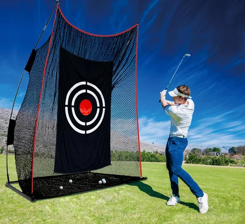 Vista 7 de Objetivo de golf de tela de golf para reemplazo de red, objetivo de golf para golpear red, objetivo de práctica de golf, ayudas de entrenamiento