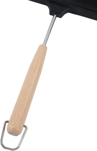Vista 9 de Sartén negra de doble cara, sartén antiadherente con asas extraíbles, tostadora de sándwich ajustable para panqueques, tortillas, tostadas