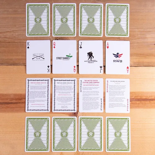 Vista 3 de Baraja de cartas de primera línea de bicicleta Edición Líderes - Incluye carta cortada de bonificación