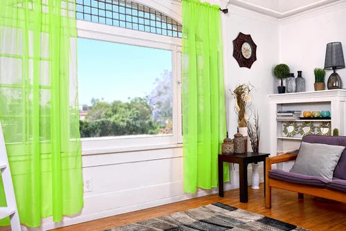 Vista 25 de All American Collection - cortinas Doli transparentes, 2 unidades Blanco