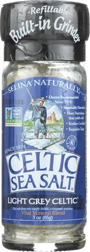 Vista 11 de Celtic Sea Salt - Sal marina con molinillo celta, color gris claro