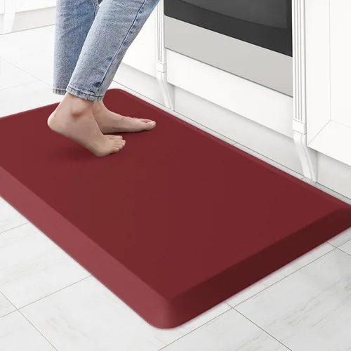 Vista 53 de KitchenClouds Alfombra de Cocina Acolchada Anti Fatiga 17.3"x28" Impermeable, Antideslizante, Alfombras de Pie y Comodidad para Escritorio/Piso