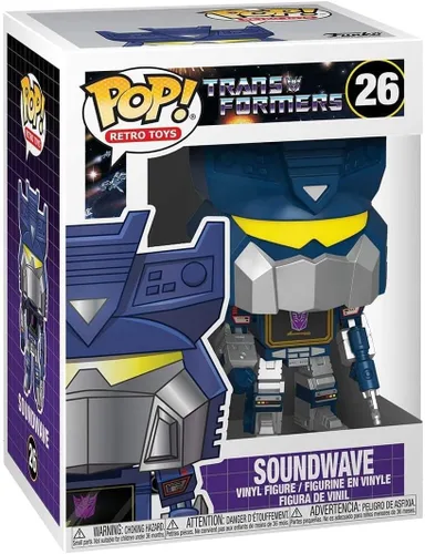 Vista 3 de Funko Pop! Retro Toys: Transformers - Soundwave, multicolor